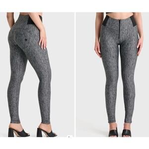 Freddy Gray Jacquard Zip Up pants